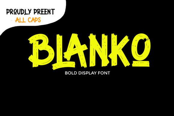 Blanko: The Expressive Display Font for Impactful Design