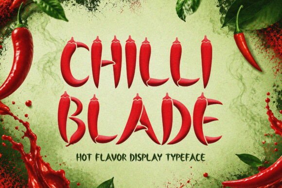 Chilli Blade: Ignite Your Designs with Fiery Typography