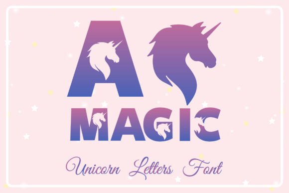 Enchanting Typography: The Magic of Unicorn Letters Font