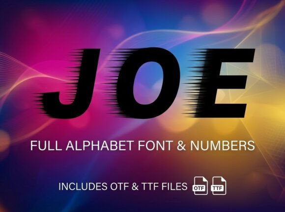 Joe: The Typeface That Captures Pure Momentum