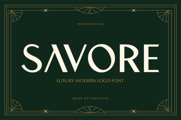 Savore: Elevating Design with Art Deco Elegance